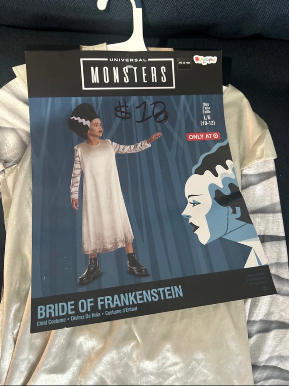 Target Bride of Frankenstein Kids Costume - White